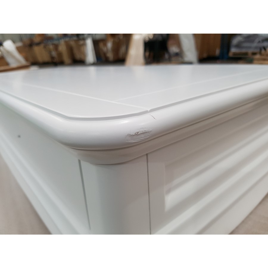 GRADE A2 - Florentine French Style Dressing Table in White