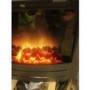 GRADE A1 - Black Electric Inset Fireplace - Adam Colorado