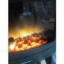 GRADE A1 - Black Electric Inset Fireplace - Adam Colorado