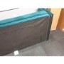 GRADE A2 - Teal Blue Velvet Sofa Bed with Cushions - Seats 3 - Rory