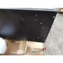 GRADE A2 - Walnut and Black Large TV Stand 