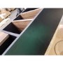 GRADE A2 - Walnut and Black Large TV Stand 