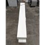GRADE A2 - AmberGlo White Wall Mounted Electric Fireplace Suite with Log & Pebble Fuel Bed