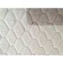 GRADE A2 - Large Round Pink Quilted Velvet Pouffe - Harley 