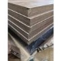 GRADE A3 - Large Industrial Bookcase in Walnut with Black Metal Frame
