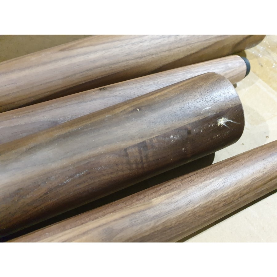 GRADE A2 - Walnut Console Table with Drawers - Briana