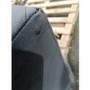 GRADE A2 - Grey Velvet Armchair with Black Legs - Ivy