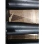 GRADE A2 - Grey Velvet Armchair with Black Legs - Ivy