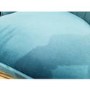 GRADE A2 - Pair of Teal Blue Velvet Ribbed Dining Chairs - Penelope