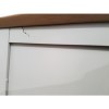 GRADE A2 - Large Grey &amp; Oak Sideboard with Storage - Adeline