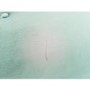 GRADE A2 - Velvet Sofa Bed in Teal Blue with Buttons - Seats 3 - Rory