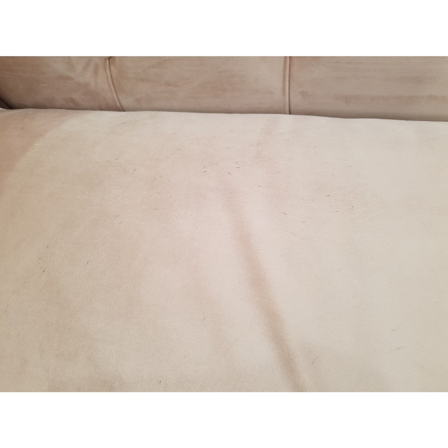 GRADE A2 - 3 Seater Chesterfield Sofa Bed in Beige Velvet - Sleeps 2 - Bronte