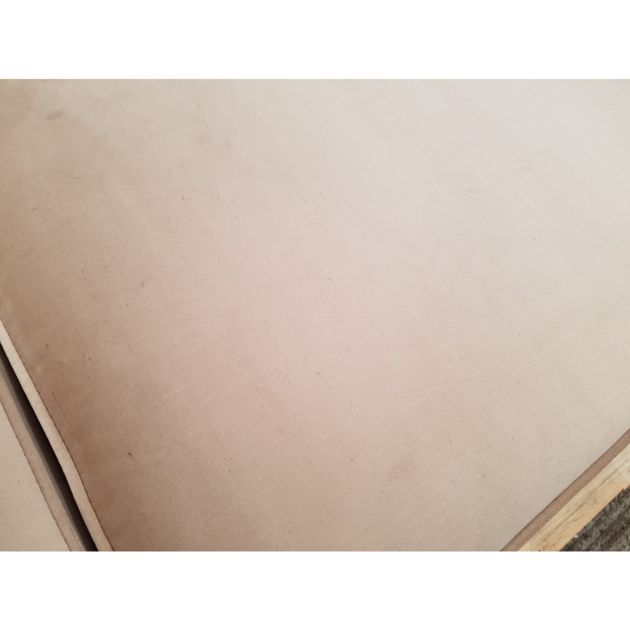 GRADE A2 - 3 Seater Chesterfield Sofa Bed in Beige Velvet - Sleeps 2 - Bronte