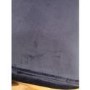 GRADE A2 - Set of 2 Navy Blue Velvet Dining Chairs with Black Legs - Jenna