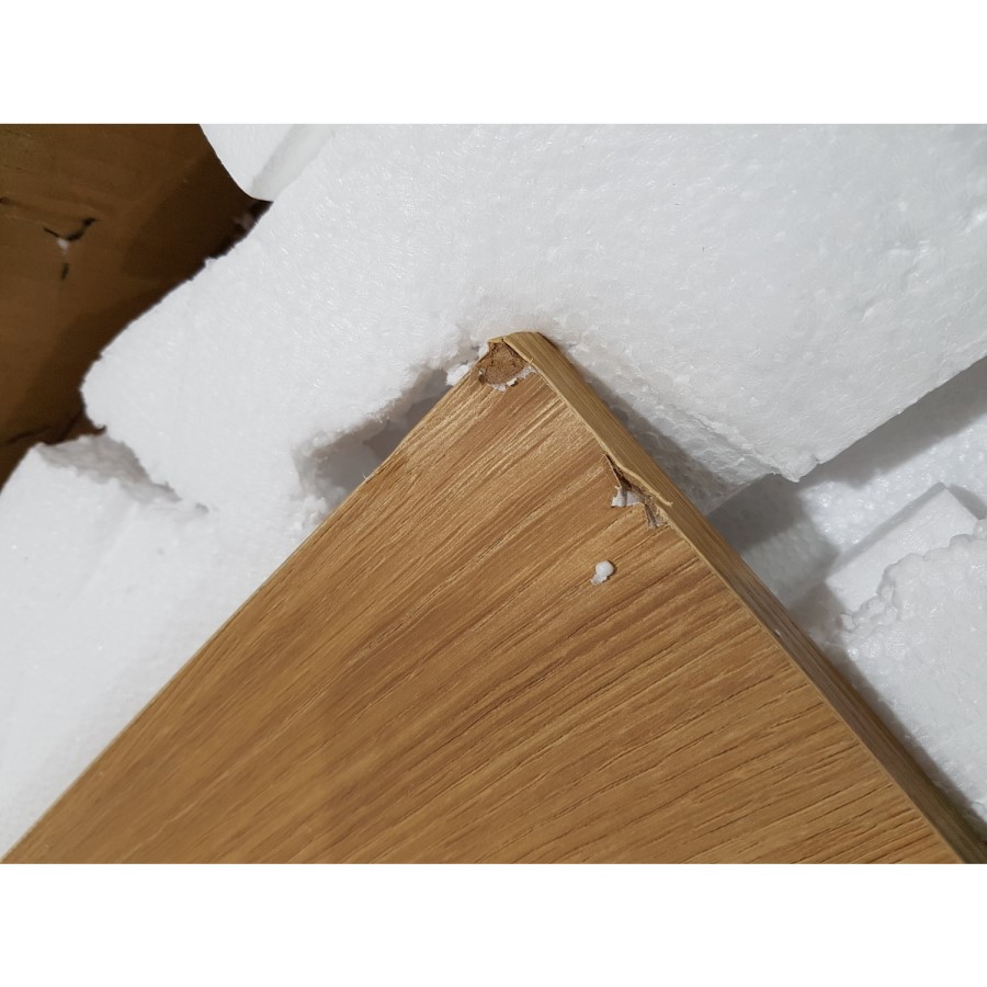 GRADE A2 - Oak Coffee Table with Storage Drawer - Tiffany