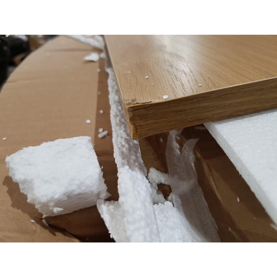 GRADE A2 - Oak Coffee Table with Storage Drawer - Tiffany