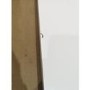 GRADE A2 - Square White Gloss Coffee Table with Black Metal Legs - Rochelle