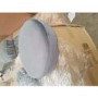GRADE A2 - Pair of Dark Grey Velvet Bar Stools with Black Metal Legs - Tara