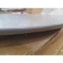 GRADE A2 - Grey Round Drop Leaf Dining Table - Seats 2 - Cami
