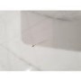 GRADE A2 - White Marble Effect Console Table with Chrome Legs - Demi