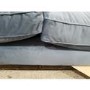 GRADE A3 - Payton Petrol Blue Velvet 3 Seater Sofa