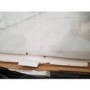 GRADE A2 - White Marble Square Coffee Table with Gold Legs - Foster