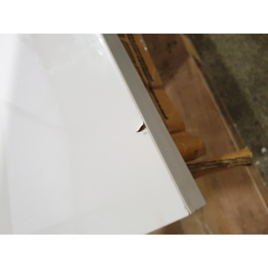 GRADE A2 - Narrow White High Gloss Console Table - Tiffany