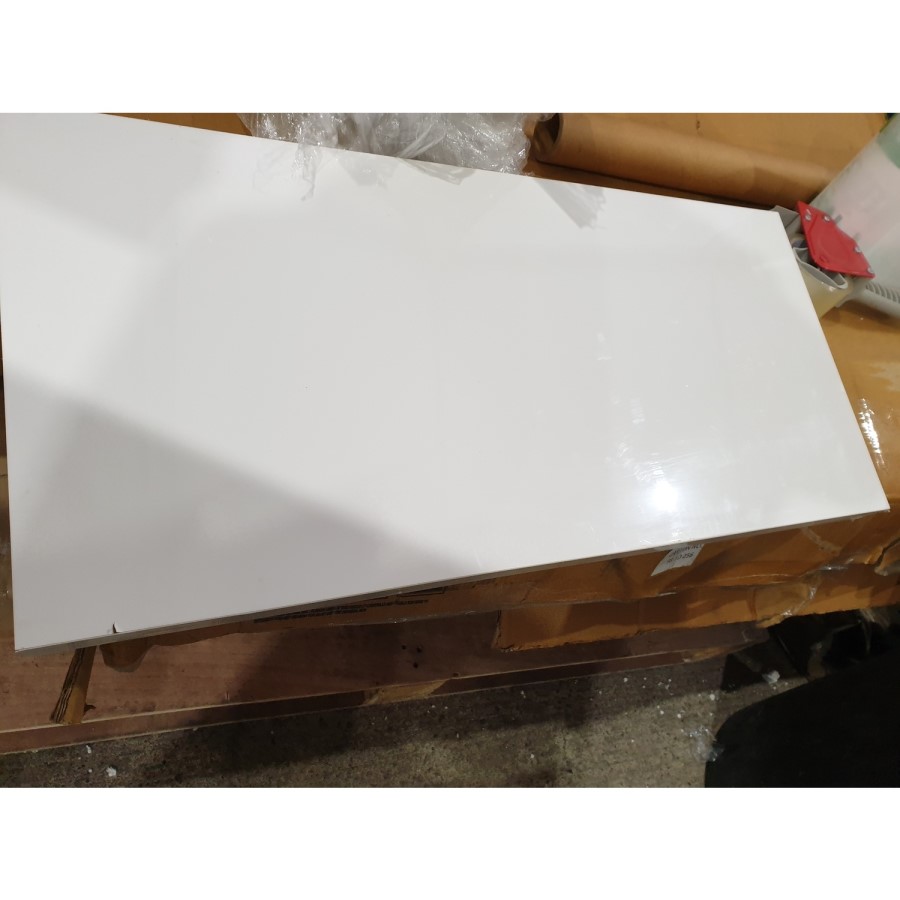 GRADE A2 - Narrow White High Gloss Console Table - Tiffany