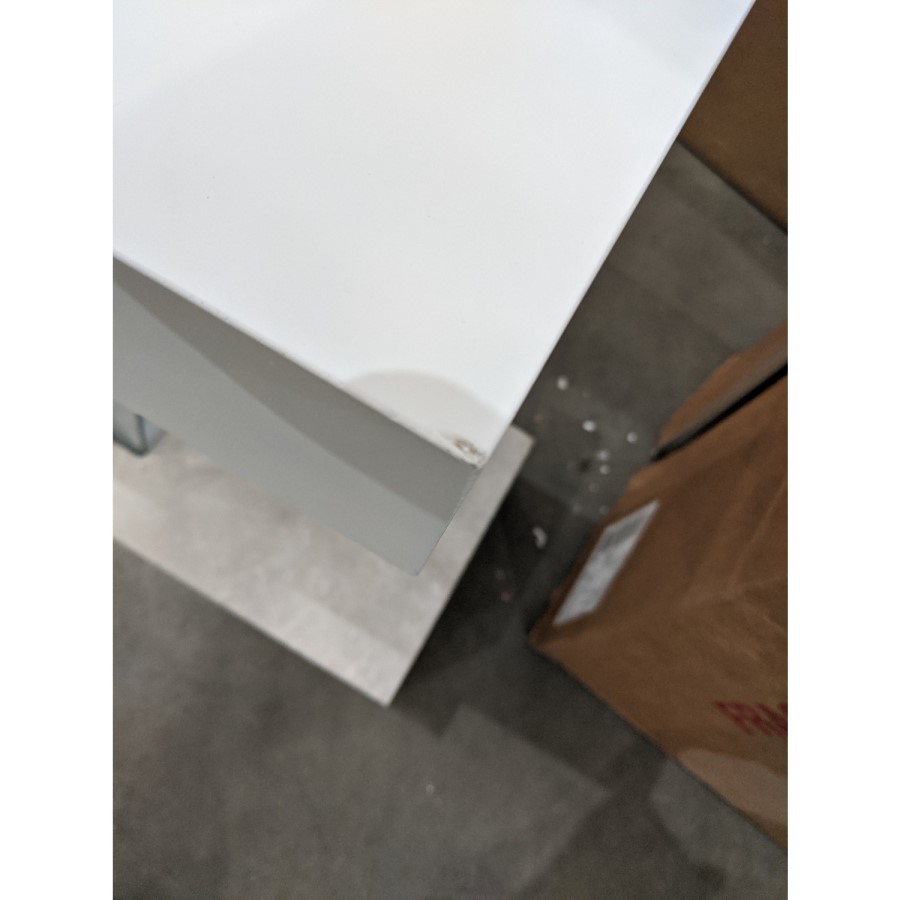 GRADE A2 - AmberGlo Grey and White Electric Fire Suite with LED Lights - Wifi & Alexa Compatible