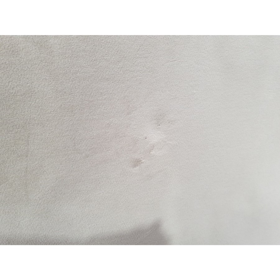 GRADE A3 - Payton Beige Velvet 3 Seater Sofa