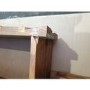 GRADE A2 - Large Dark Wood TV Stand Mid Century - TV's up to 56" - Freya
