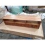 GRADE A2 - Large Dark Wood TV Stand Mid Century - TV's up to 56" - Freya