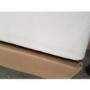 GRADE A2 - Leo Faux Sheepskin Storage Blanket Box in Natural Cream
