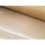 GRADE A2 - Leo Faux Sheepskin Storage Blanket Box in Natural Cream
