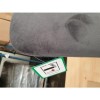 GRADE A2 - Charcoal Grey Velvet Bar Stool with Black Legs - Macie