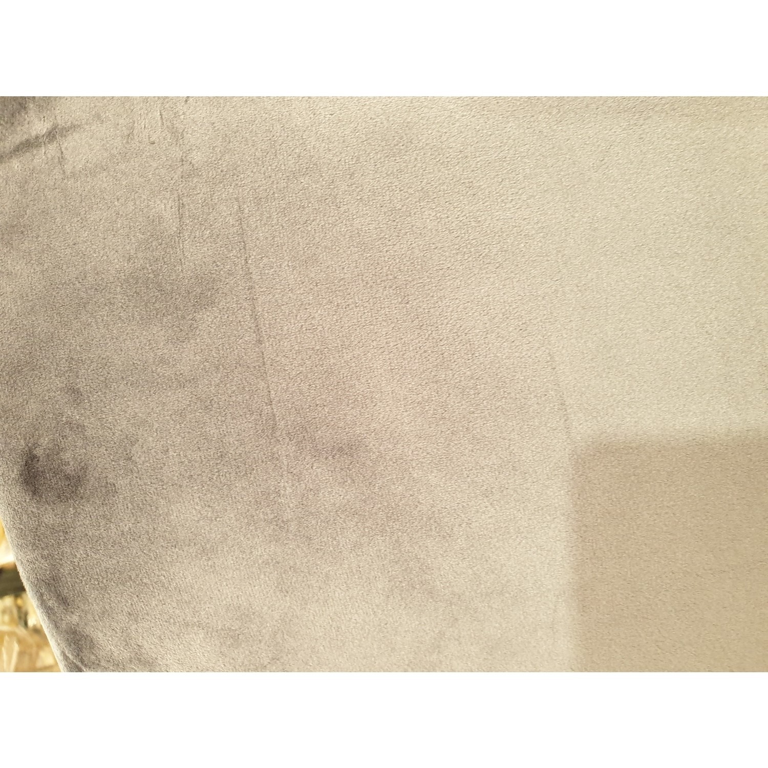 GRADE A2 Pair of Grey Velvet Ribbed Dining Chairs Penelope