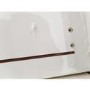 GRADE A2 - LPD Puro High Gloss Bedside Table in Cream