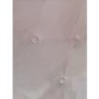 GRADE A2 - Safina Roll Top Single Sleigh Bed in Baby Pink Velvet