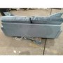 GRADE A2 - Payton Petrol Blue Velvet 3 Seater Sofa