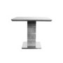 GRADE A2 - Square Dining Table in Grey Concrete Effect - Etan