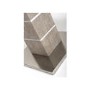 Square Dining Table in Grey Concrete Effect - Etan