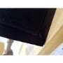 GRADE A2 - Mika Wide Dark Brown Chest of Drawers with Brass Inlay - 6 Drawers