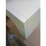GRADE A2 - AmberGlo Floor Standing Electric Fireplace Suite in White - Log & Crystal Fuel Bed