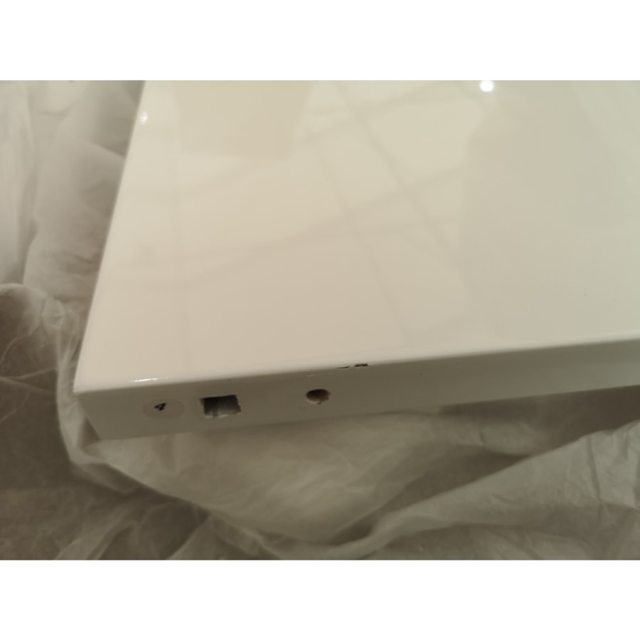 GRADE A2 - Set of 2 White Gloss Nesting Tables - Tiffany