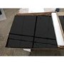 GRADE A2 - Black High Gloss Dining Table Extendable 6 Seater - Vivienne