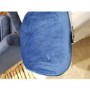 GRADE A2 - Pair of Velvet Navy Blue and Gold Dining Chairs - Jenna