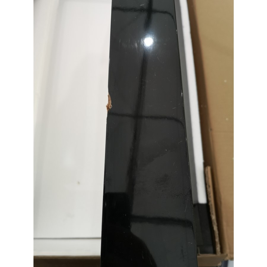 GRADE A2 - Modern Black Desk with Gold Legs - Roxy