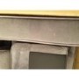 GRADE A2 - 3 Seater Sofa in Grey Velvet with Buttoned Back & Bolster Cushions - Elba