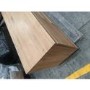 GRADE A2 - Julian Bowen Industrial Solid Oak Sideboard with Storage - Brooklyn