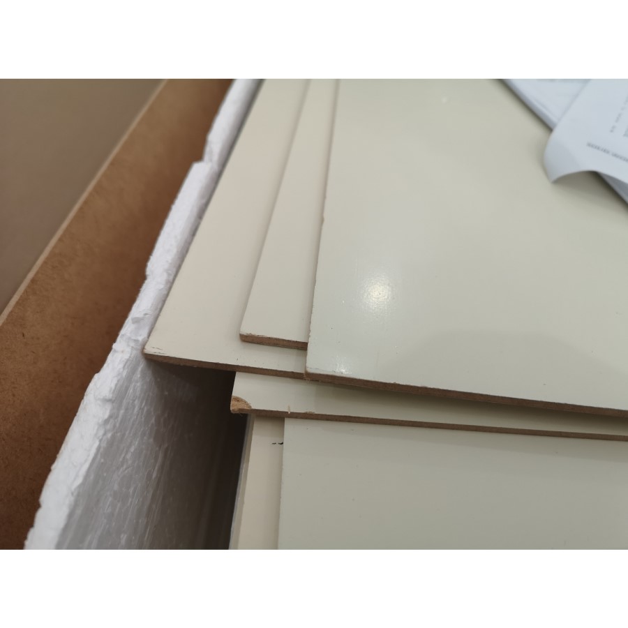 GRADE A2 - Emery 2+3 Chest of Drawers in Cream/Ivory
